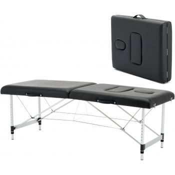 Beauty Salon Aluminium Frame Lightweight Portable Massage Bed